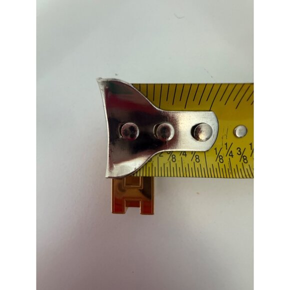 Hermès Cage d'H Ivory Gold Laquered Cube Pendant 16" Chain - Picture 6 of 8